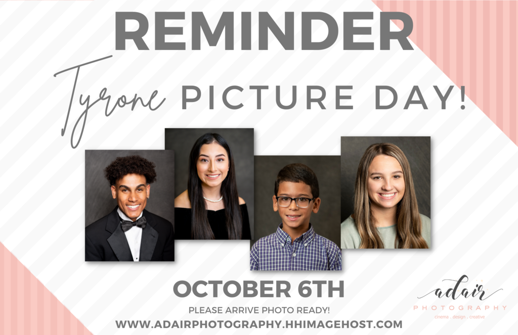 Picture Day is October 6th Reminder